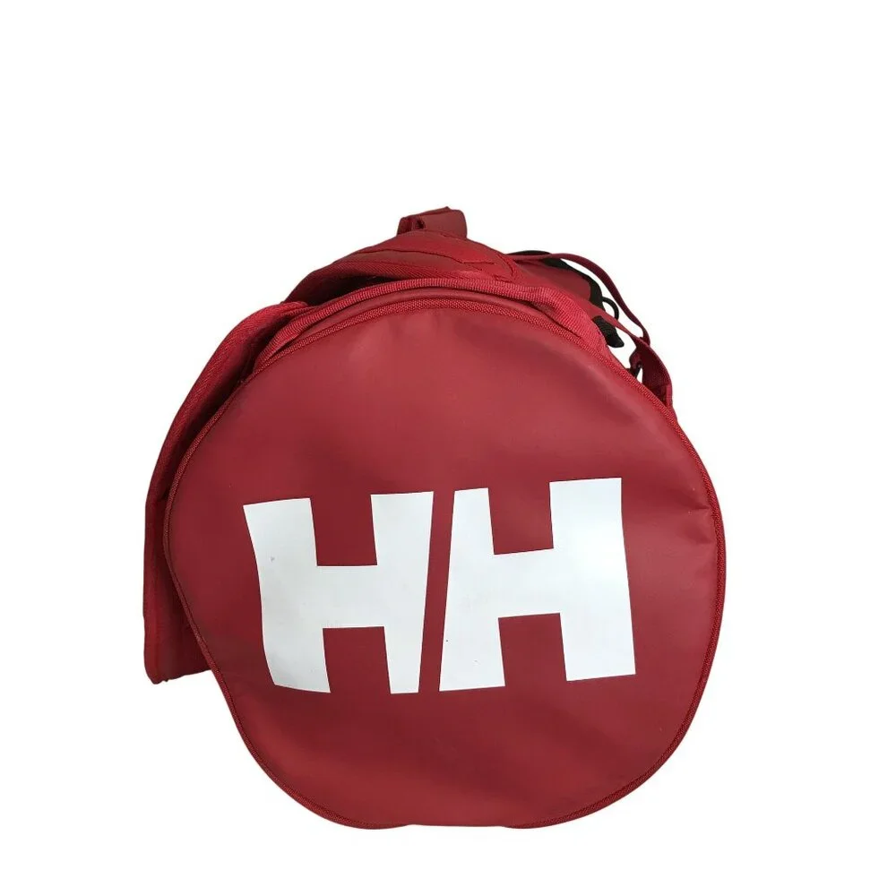 Helly Hansen Red Duffle Bag & Backpack Travel Sports Carry On Luggage 30L
